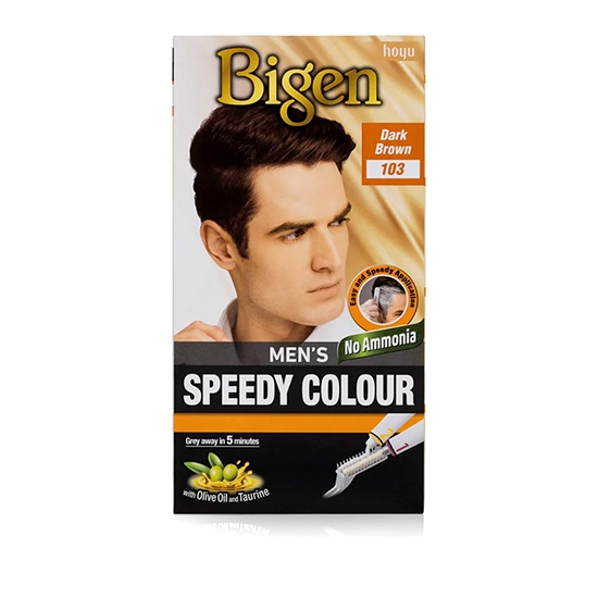 Vopsea de par  - BIGEN -  Dark Brown B 103 - Saten inchis