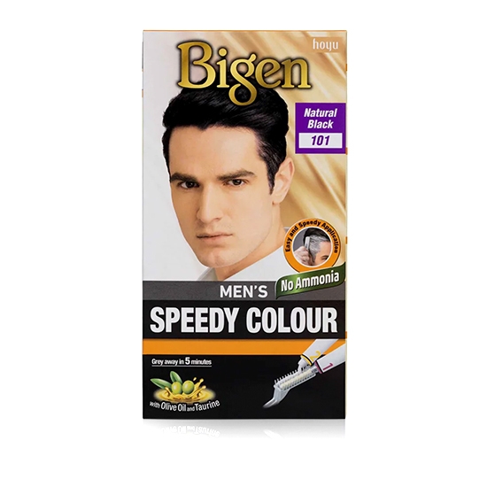 Vopsea de par  - BIGEN -  Natural black B 101 - Negru natural