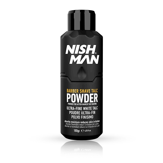 NISH MAN - Pudra de talc parfumata - 180 g